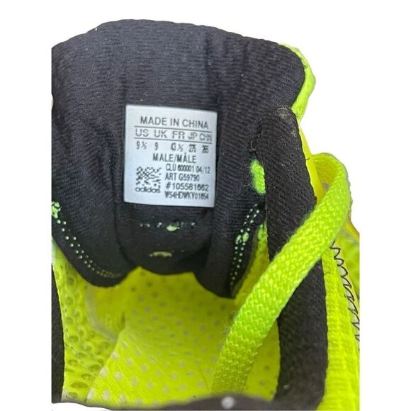 NWT Adidas Men's Yellow Lace Up ClimaCool Modulatio Running Shoes Size 9.5 - Picture 5 of 8